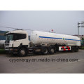 Chemische LNG Flüssige Sauerstoff Stickstoff Kohlendioxid Argon Kraftstofftank Auto Semi Trailer